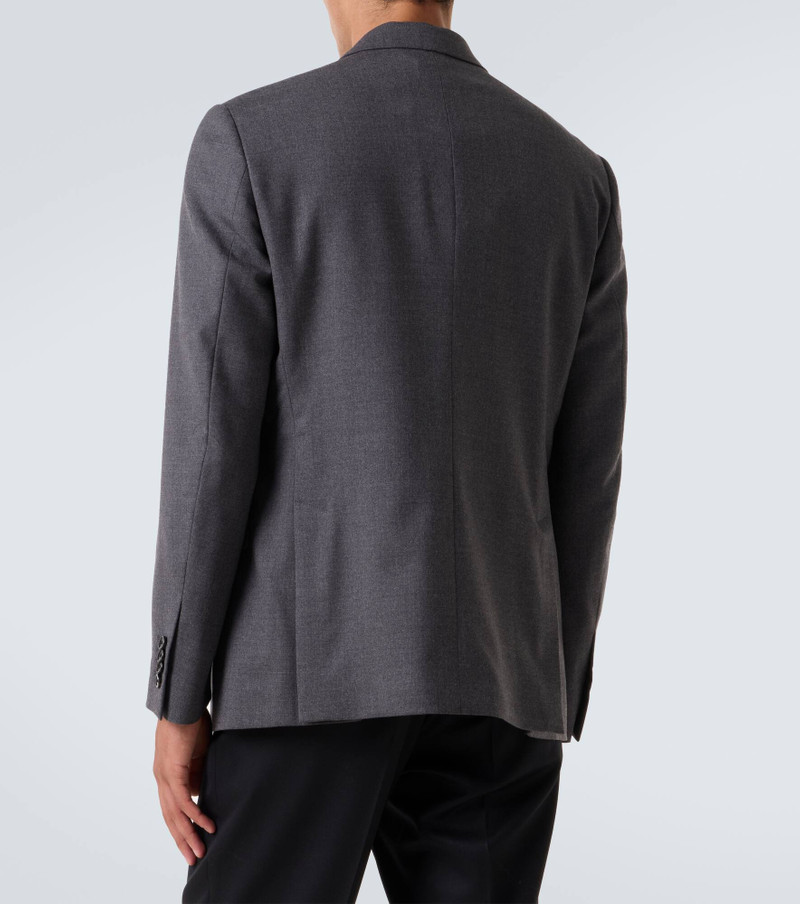 Double-breasted wool blazer 4