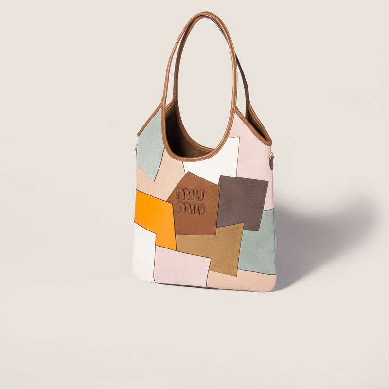 Miu Miu IVY patchwork leather bag outlook