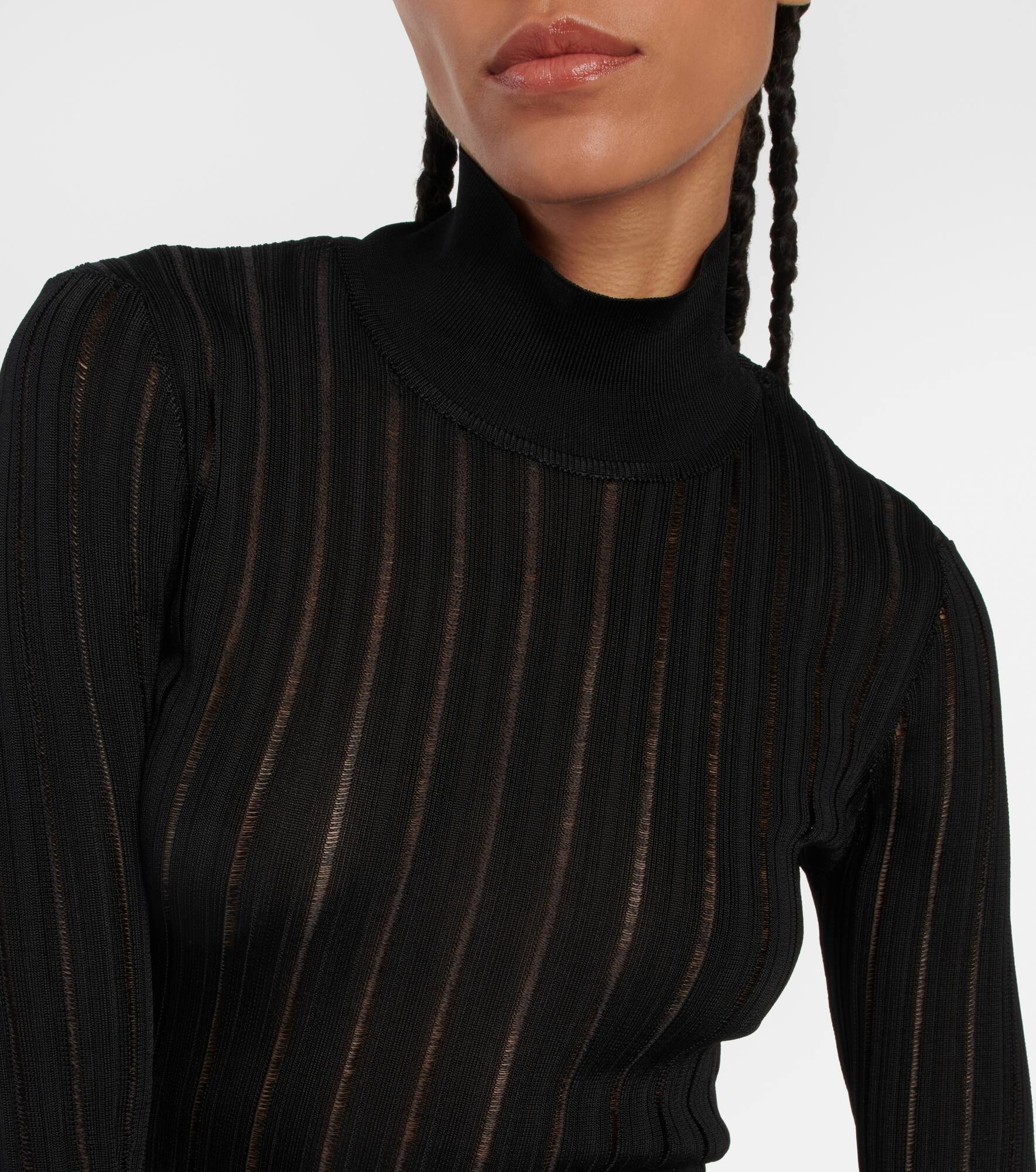 Crinoline turtleneck sweater - 4