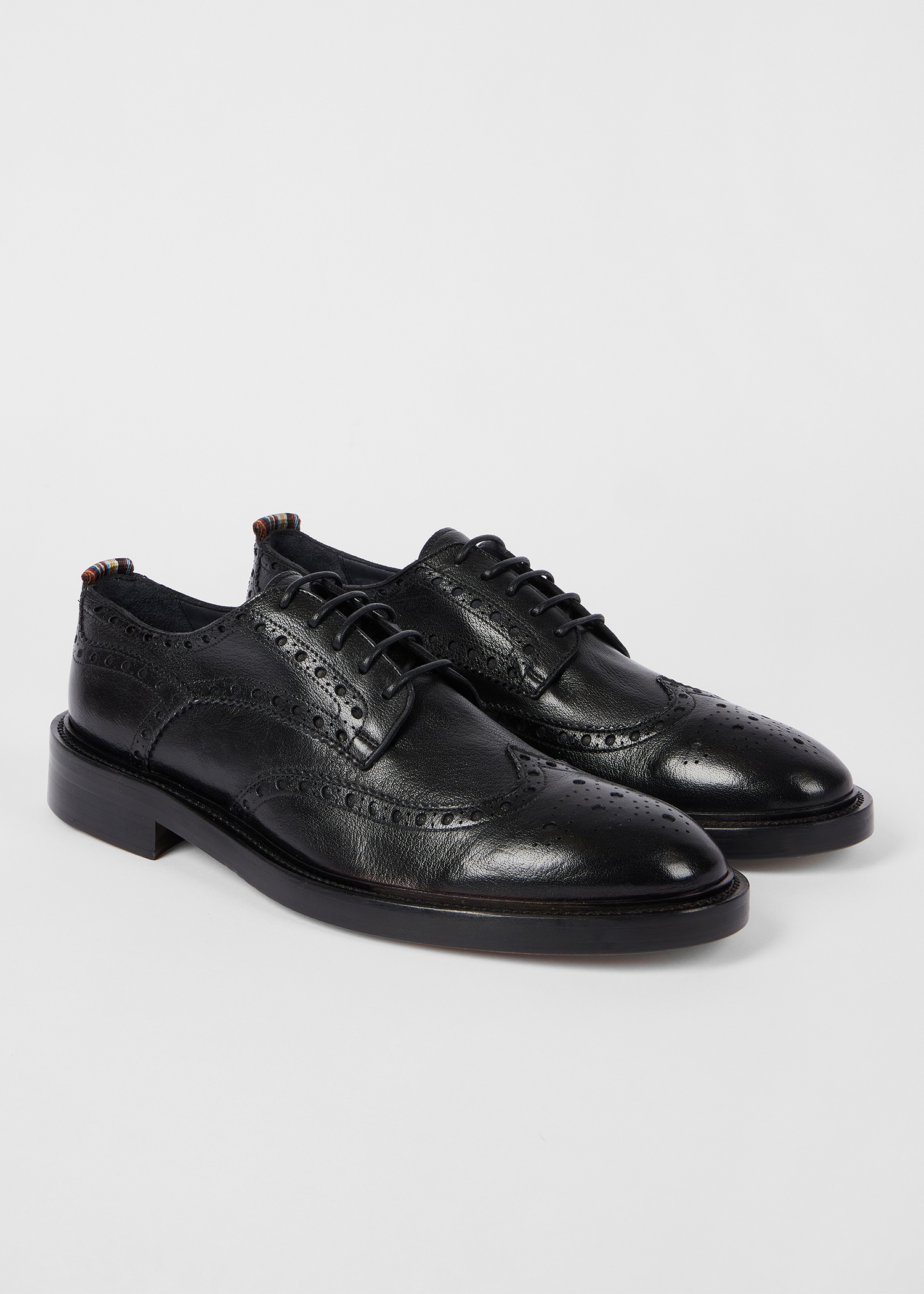 Black 'Langley' Brogues - 3