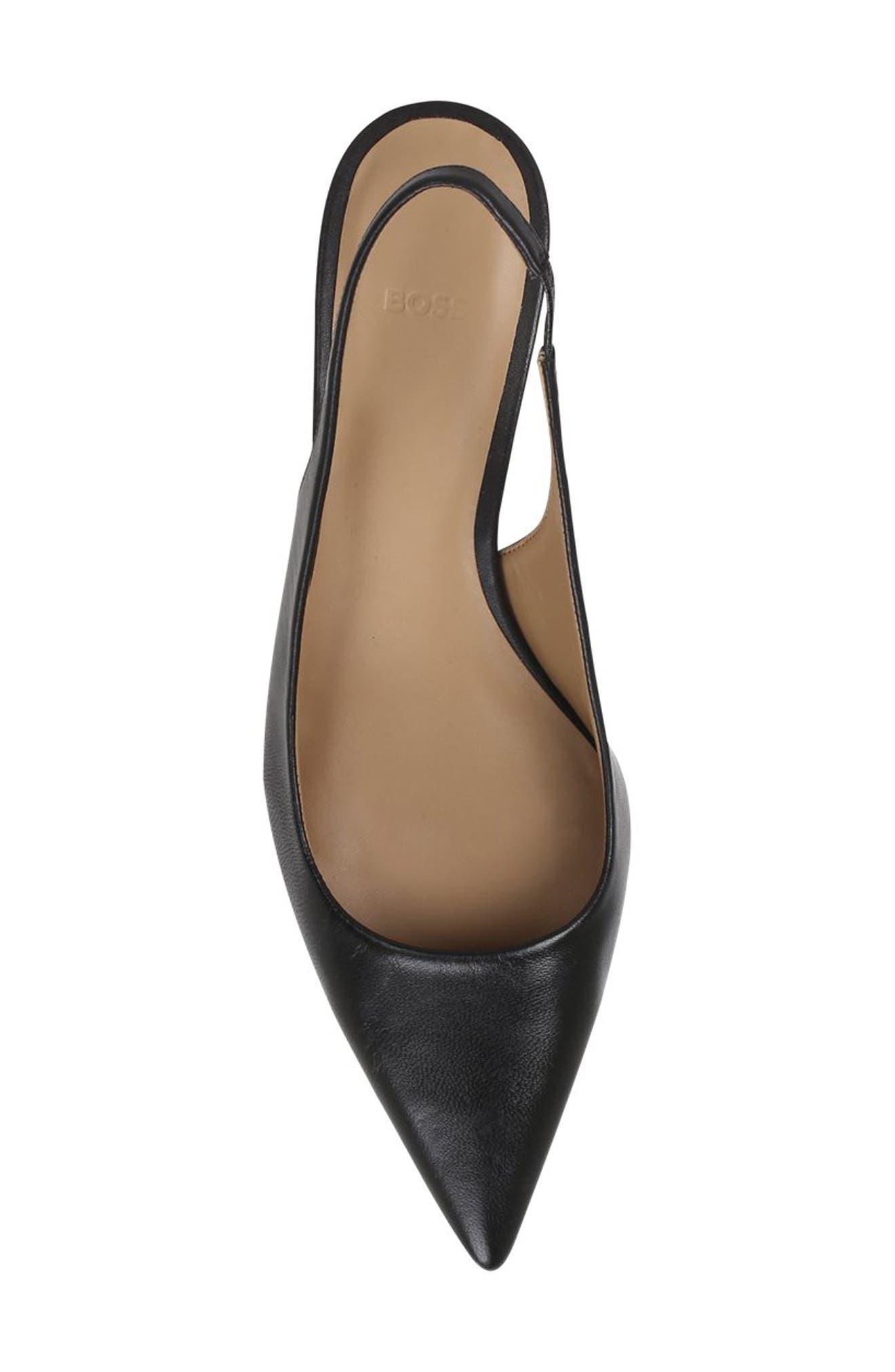 BOSS Janet Slingback Pointed Toe Pump in Black at Nordstrom - 3