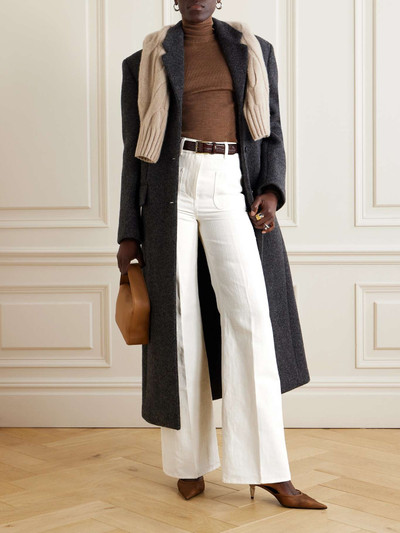 Loro Piana Danbeth linen and cotton-blend canvas straight-leg pants outlook