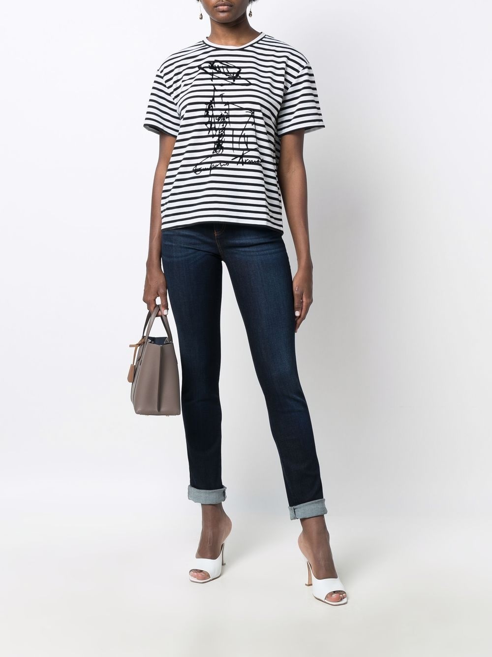 mid-rise skinny jeans - 2