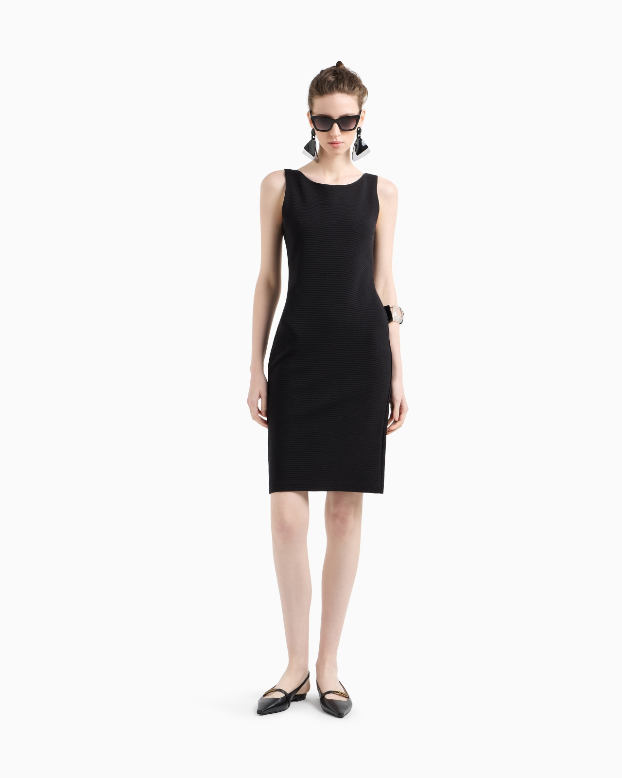 OTTOMAN JERSEY SHEATH DRESS - 2