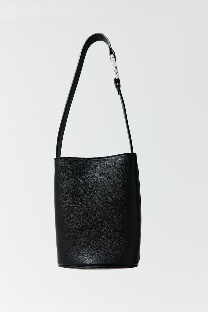 Adjustable Bucket Bag - Black 4