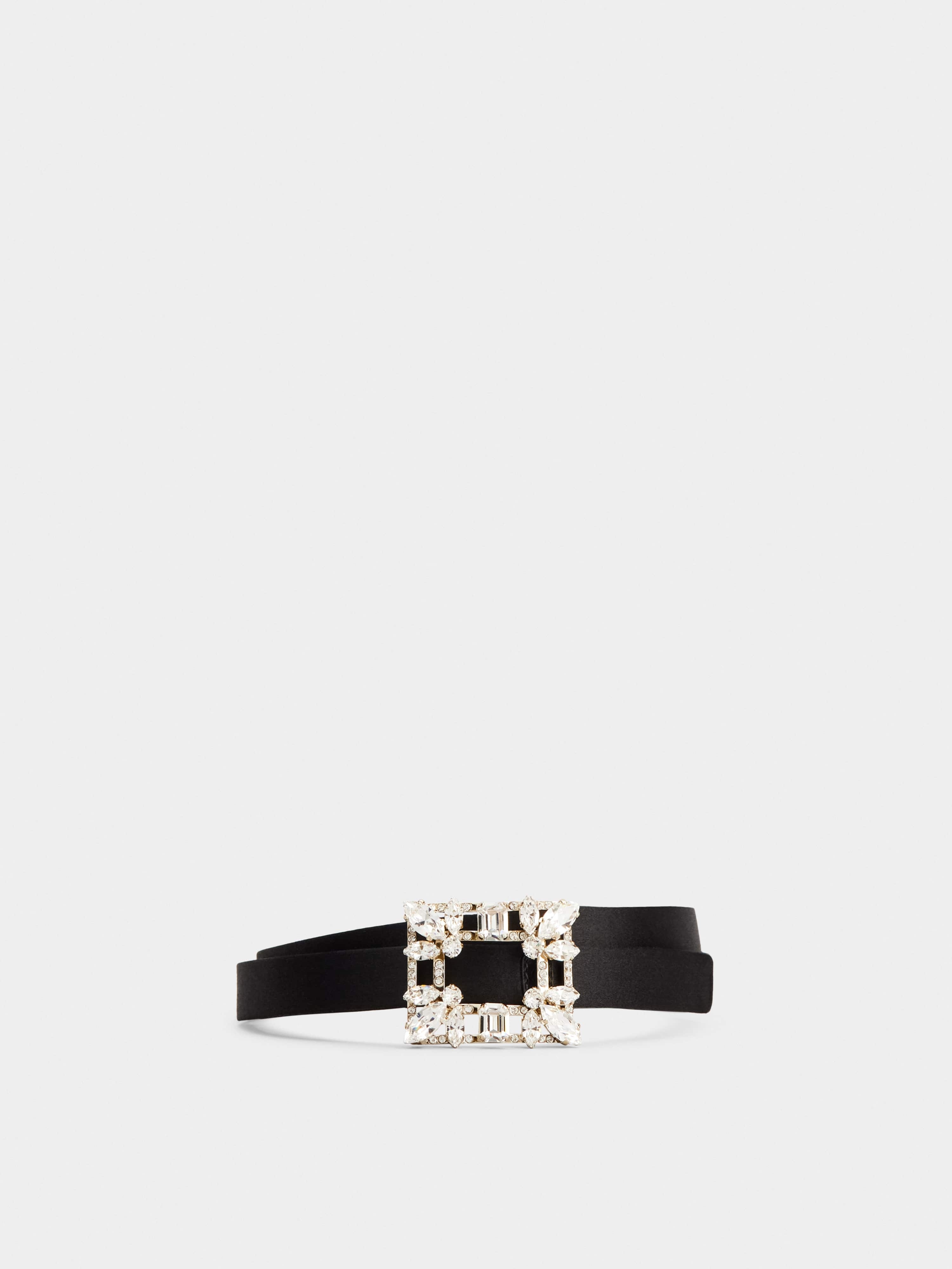 Broche Vivier Buckle Belt in Satin - 1