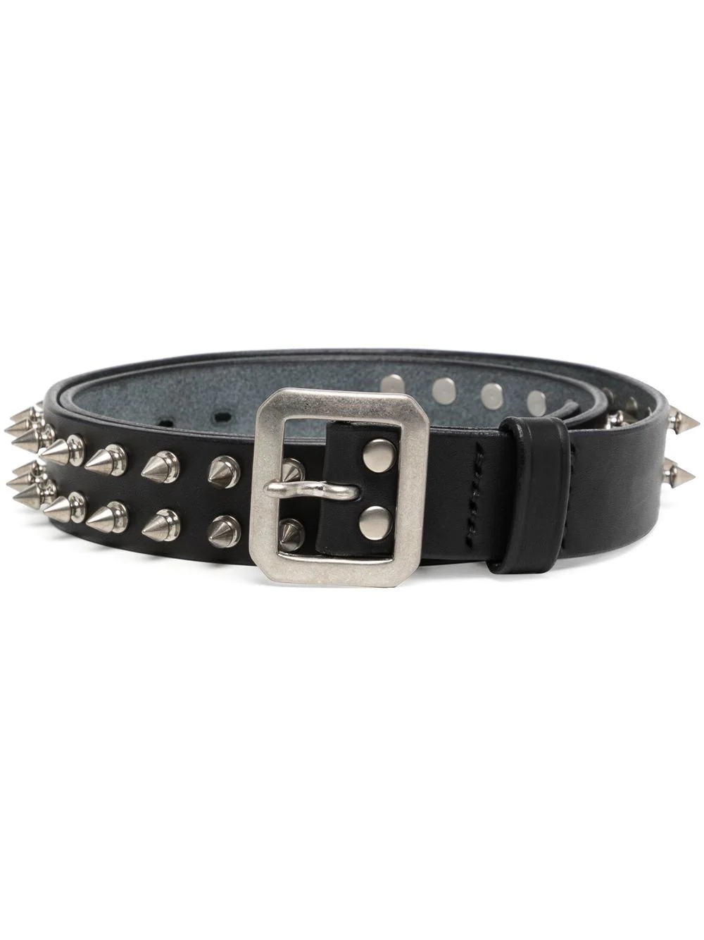 studded leather belt - 1