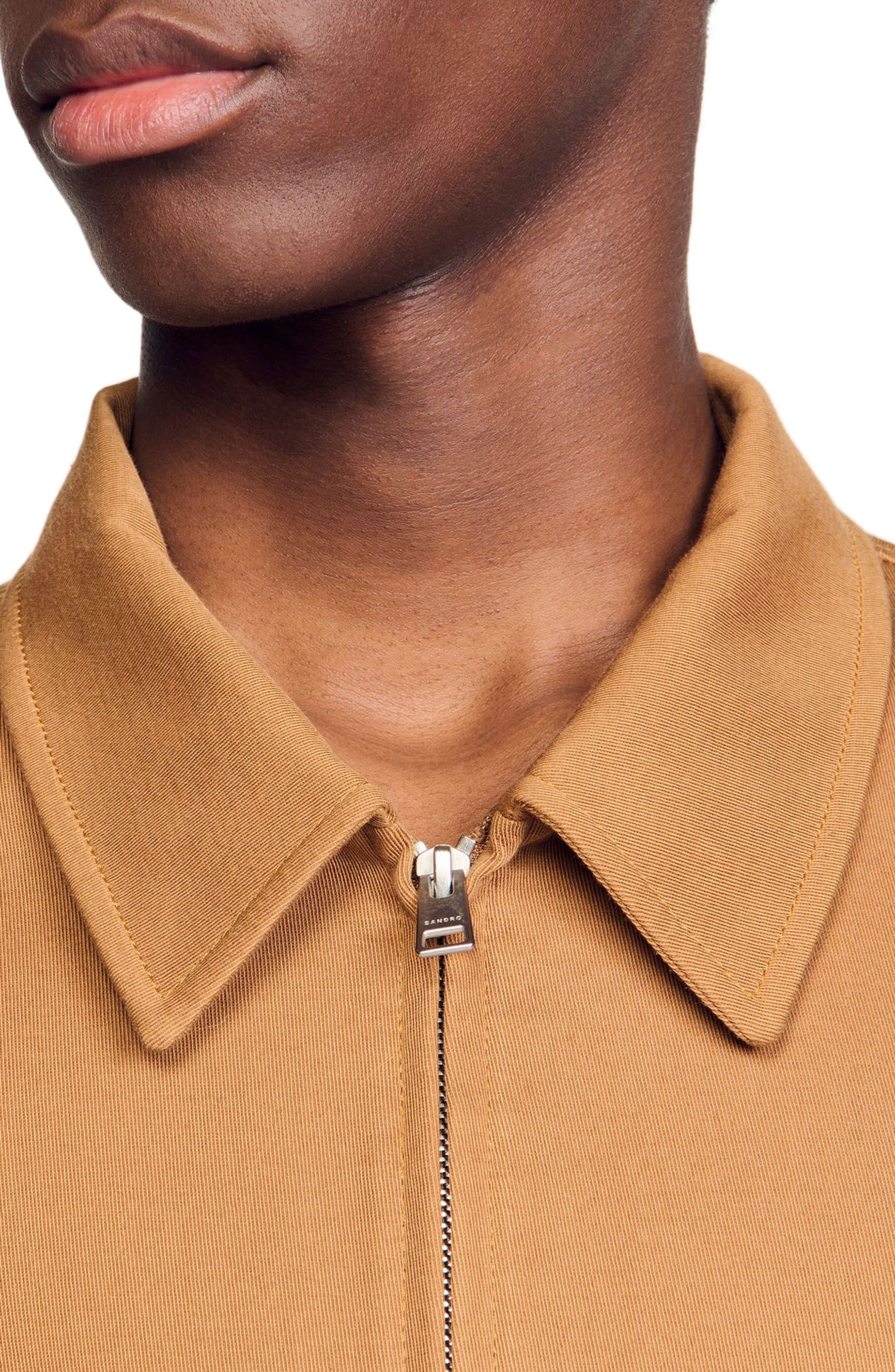 SANDRO Cotton jacket in Hazel at Nordstrom - 4