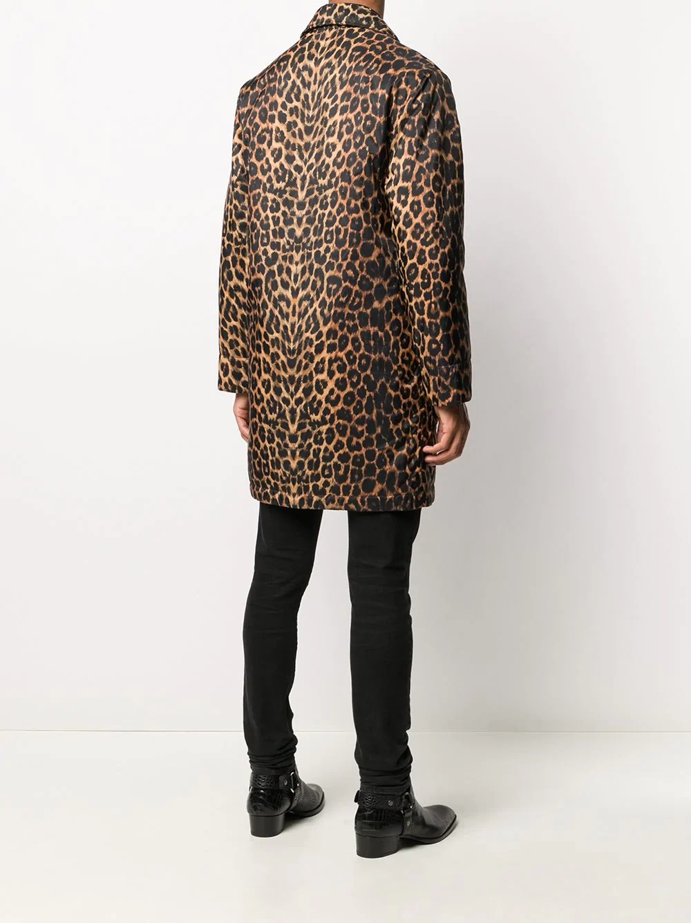 leopard print coat - 4