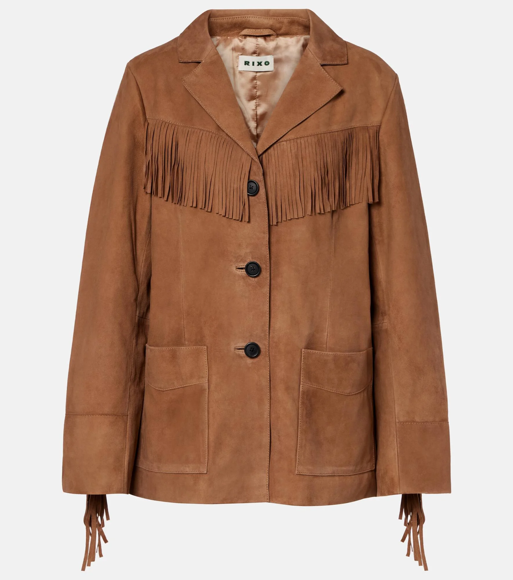 Fringed suede jacket - 1