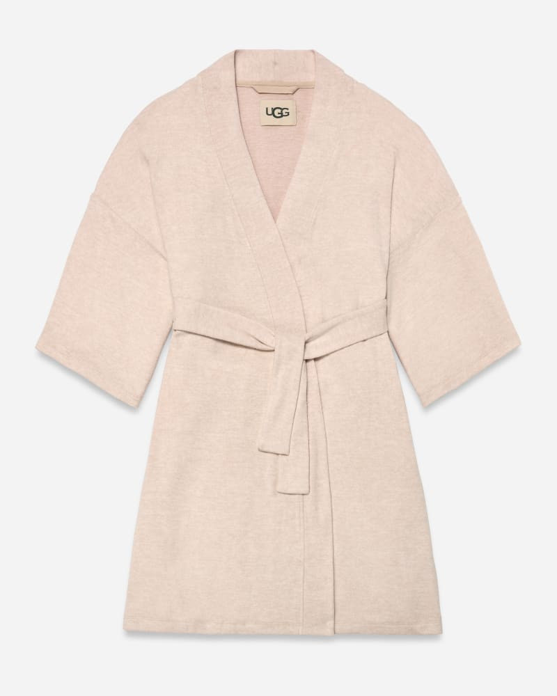 ® Women's Monrose Robe LENZINGu2122 ECOVEROu2122 Viscose Blend Tops in Oatmeal Heather 1