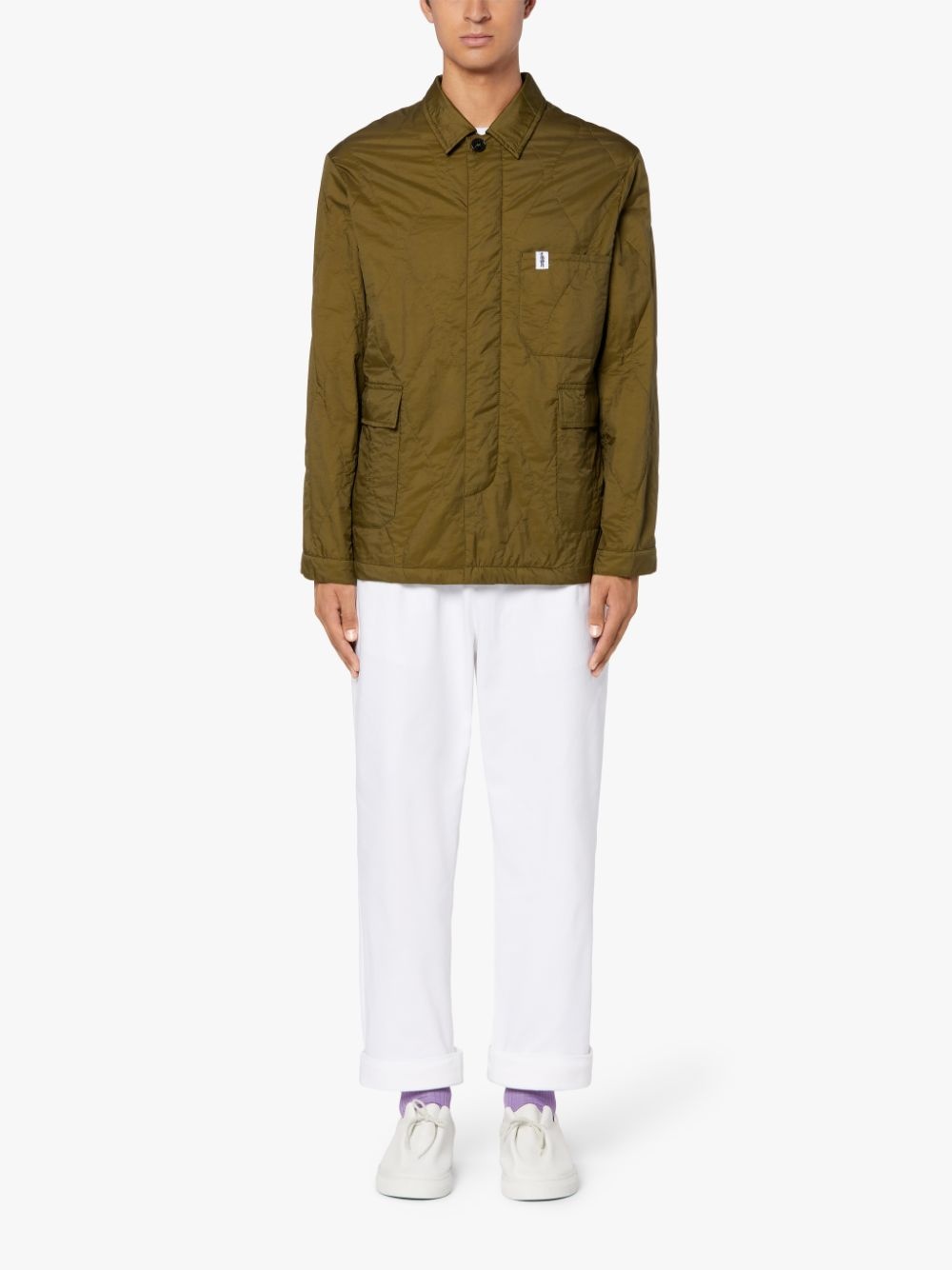 CHORE KHAKI NYLON QUILTED JACKET | GQM-215 - 2