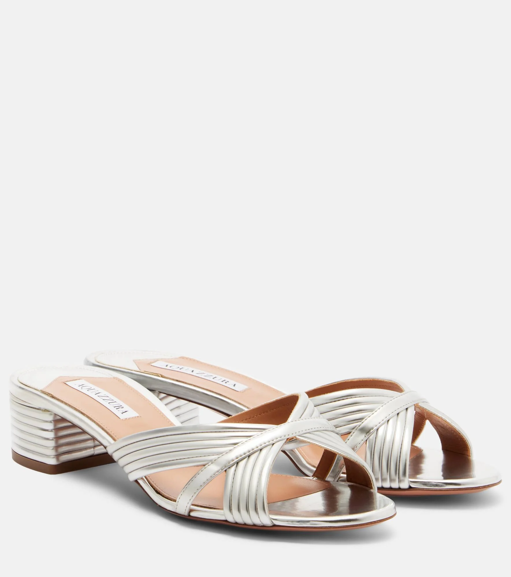 Sundance metallic leather sandals - 1