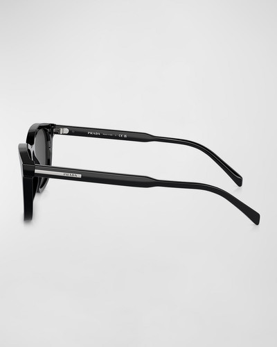 Prada Men's Acetate and Plastic Square Sunglasses outlook