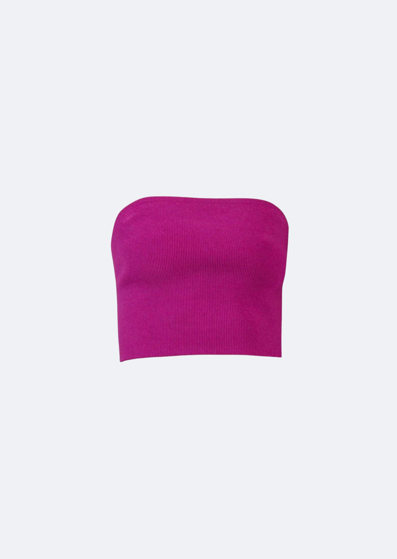 LAPOINTE Compact Knit Tube Top outlook