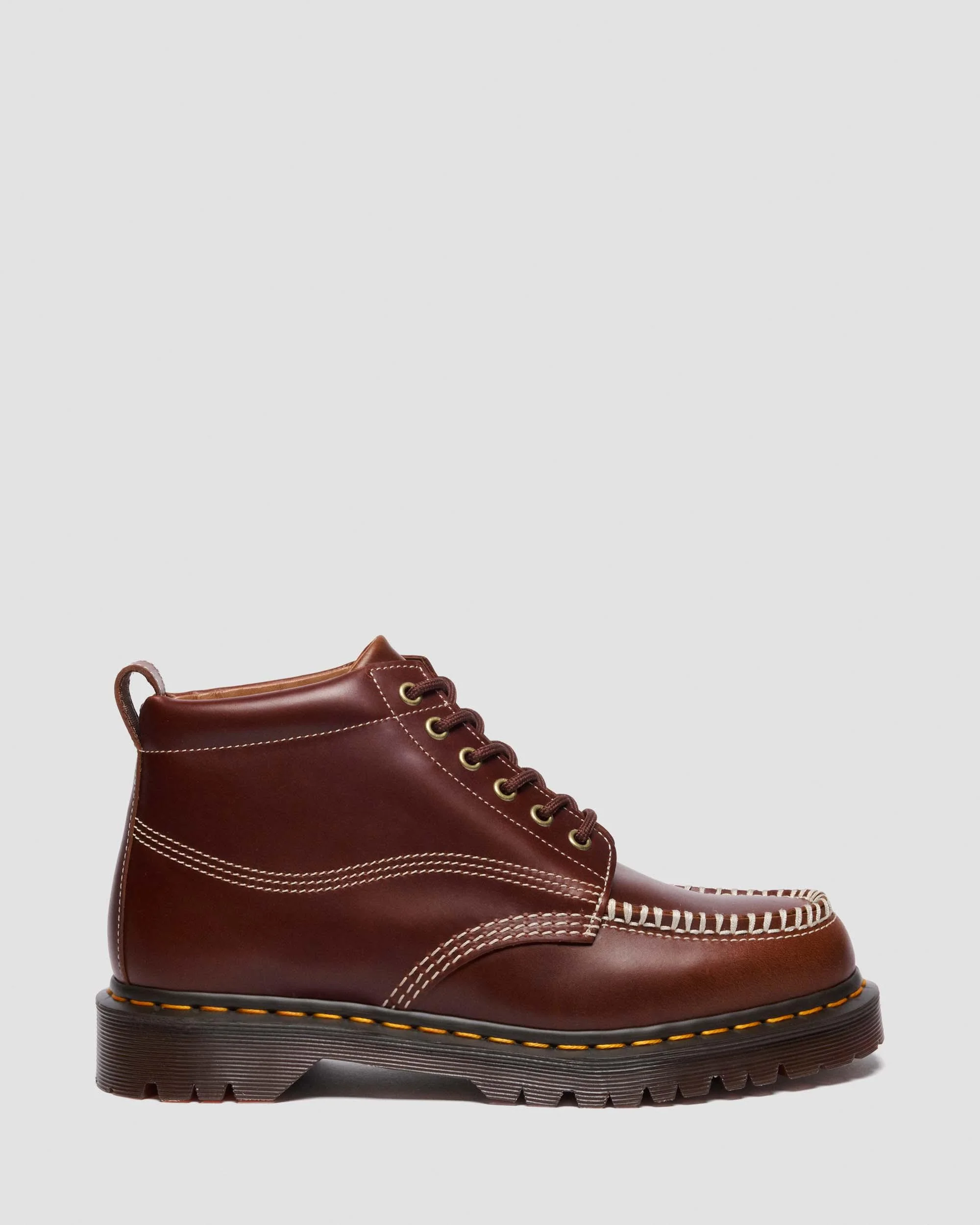 LOWELL CHUKKA Moc Toe Leather Ankle Boots - 1