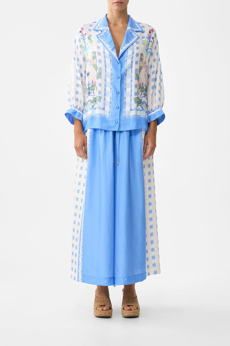 CAMILLA WIDE LEG ELASTIC WAIST PANT outlook