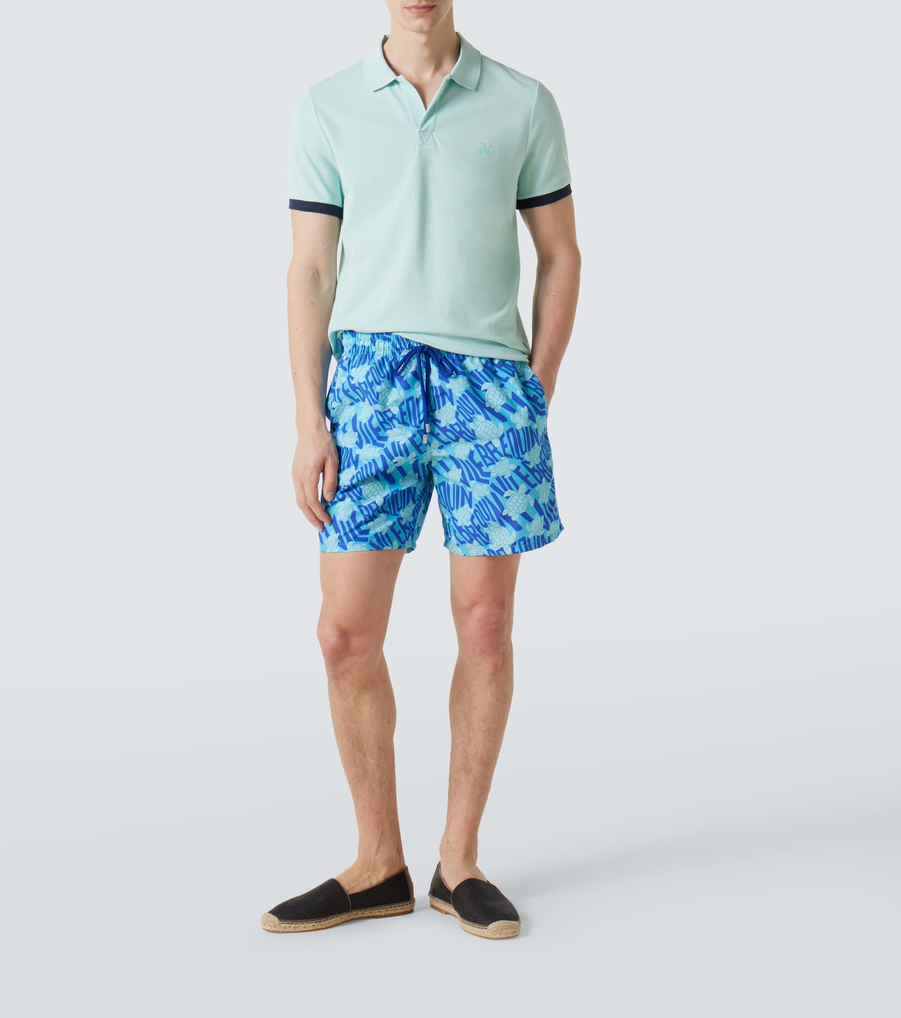 Cotton piqué polo shirt - 2