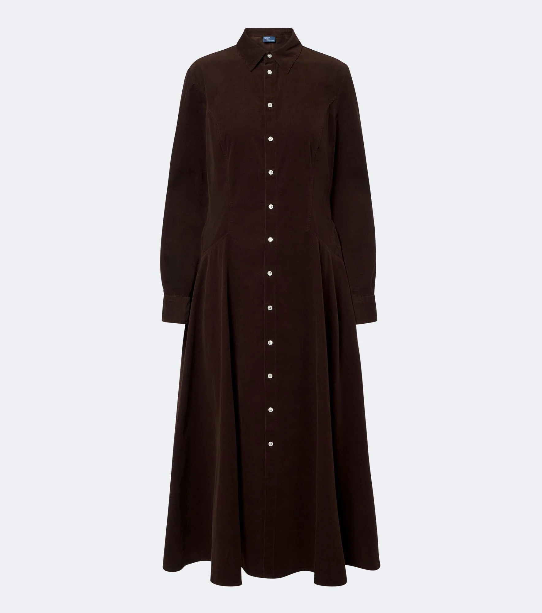 Cotton corduroy midi dress - 1