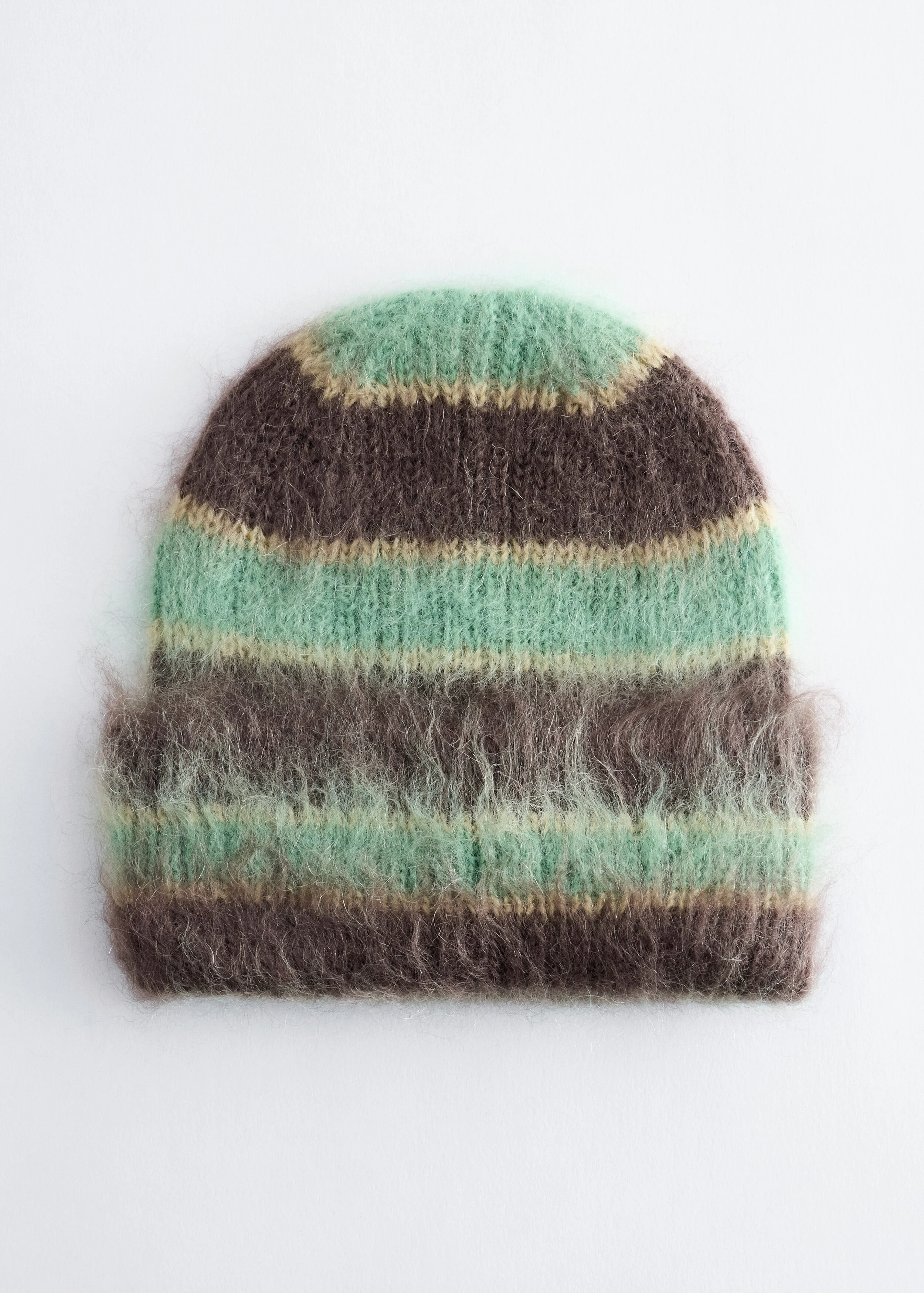 Mohair-Wool Beanie - 1