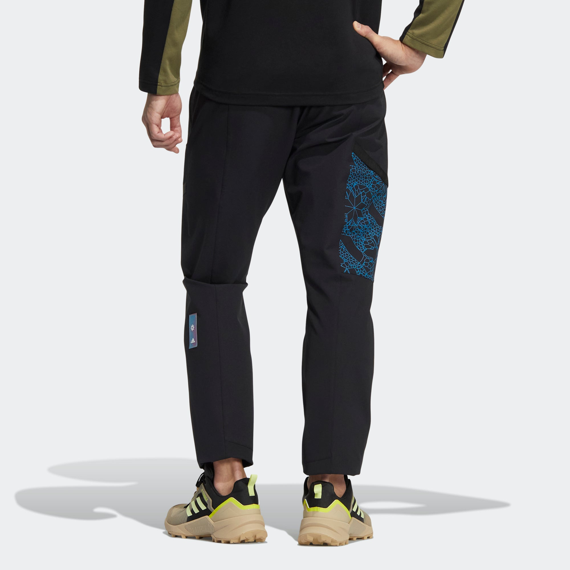 Men's adidas Winter Softsh P Outdoor Sports Pants/Trousers/Joggers Black HC0286 - 3