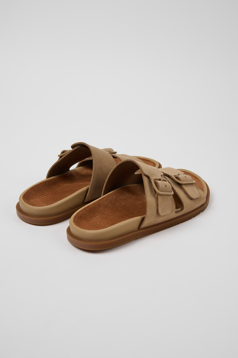 CAMPERLAB Brown Suede Sandals for Women. outlook