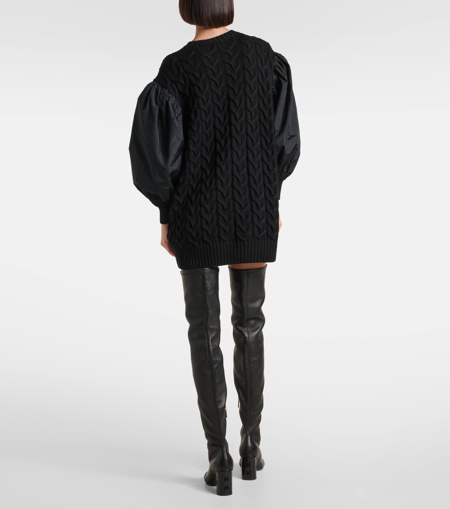 Ancella knitted wool minidress - 3