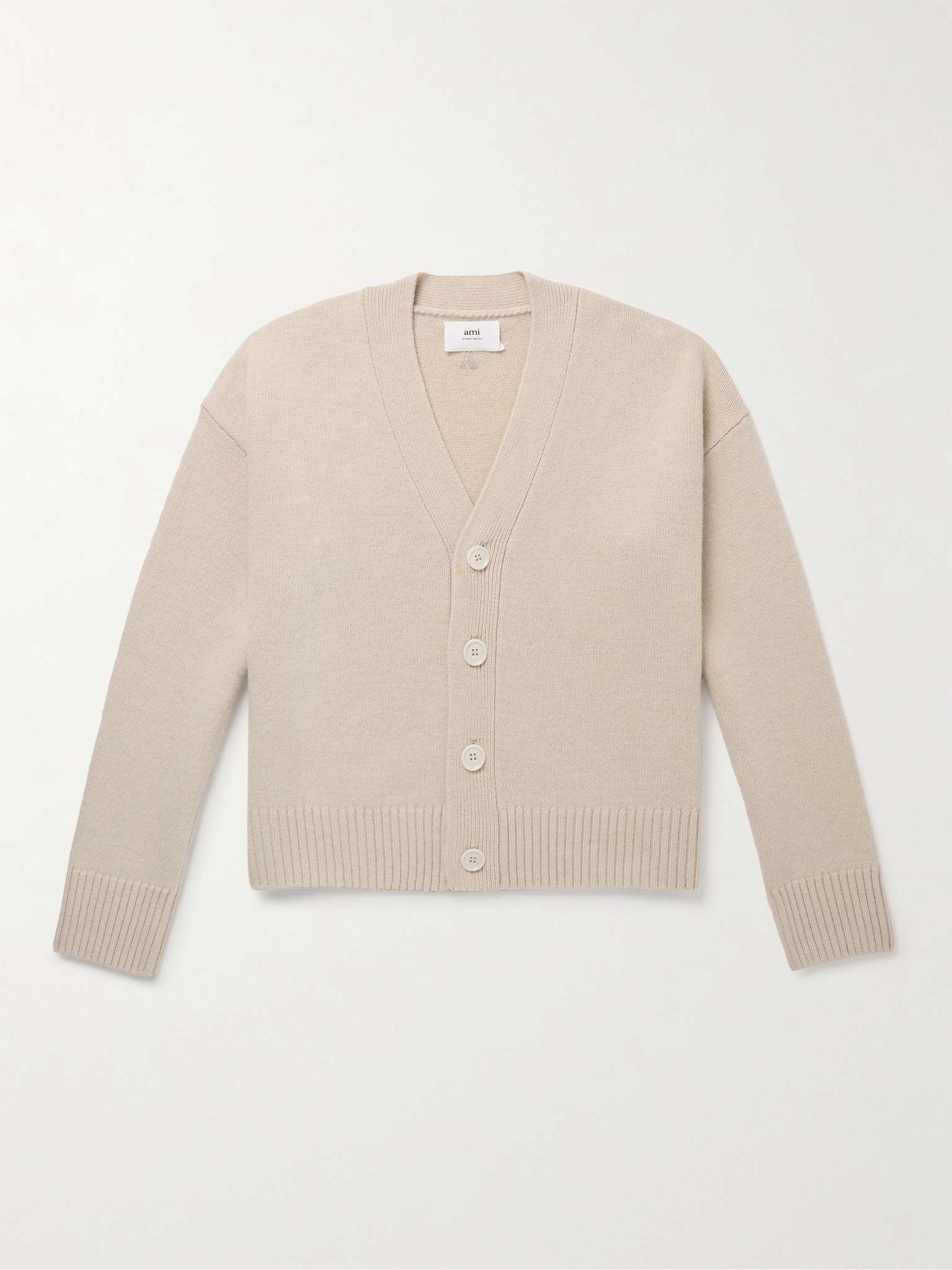 Wool and Cashmere-Blend Cardigan - 1