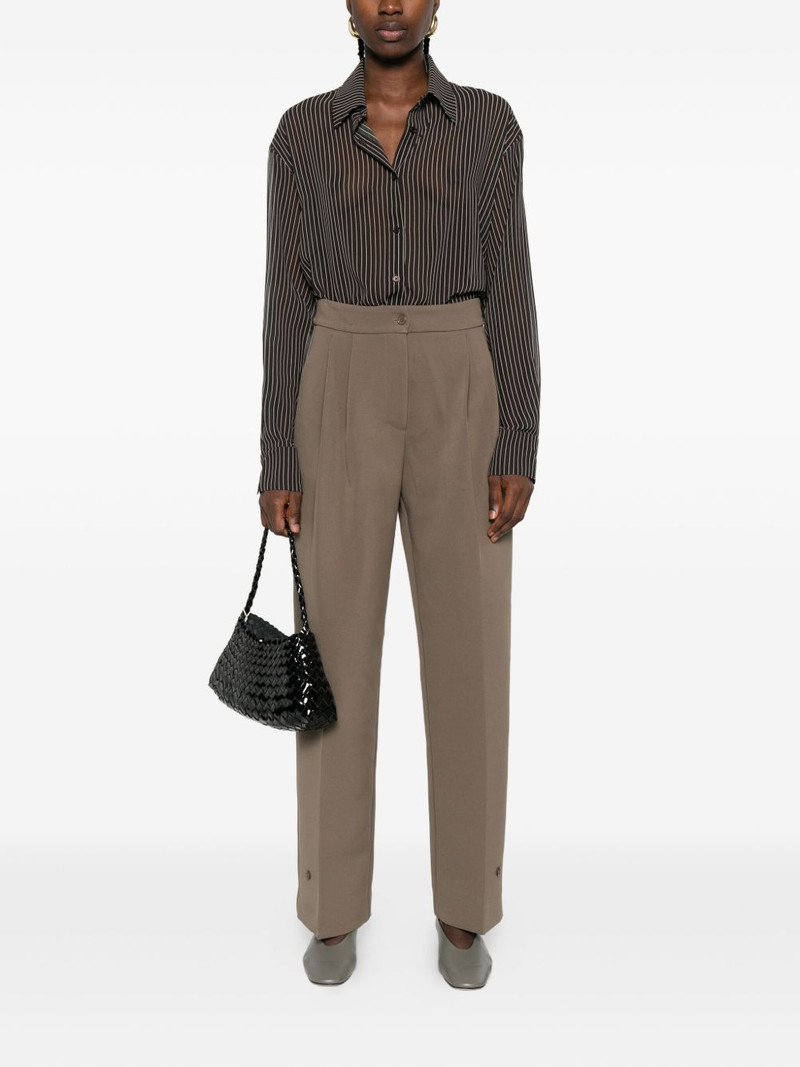 The Frankie Shop striped button-fastening shirt outlook