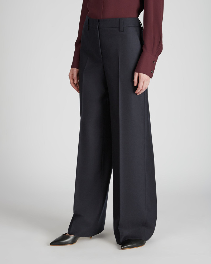 SLOWEAR Regular fit trousers in stretch flannel outlook