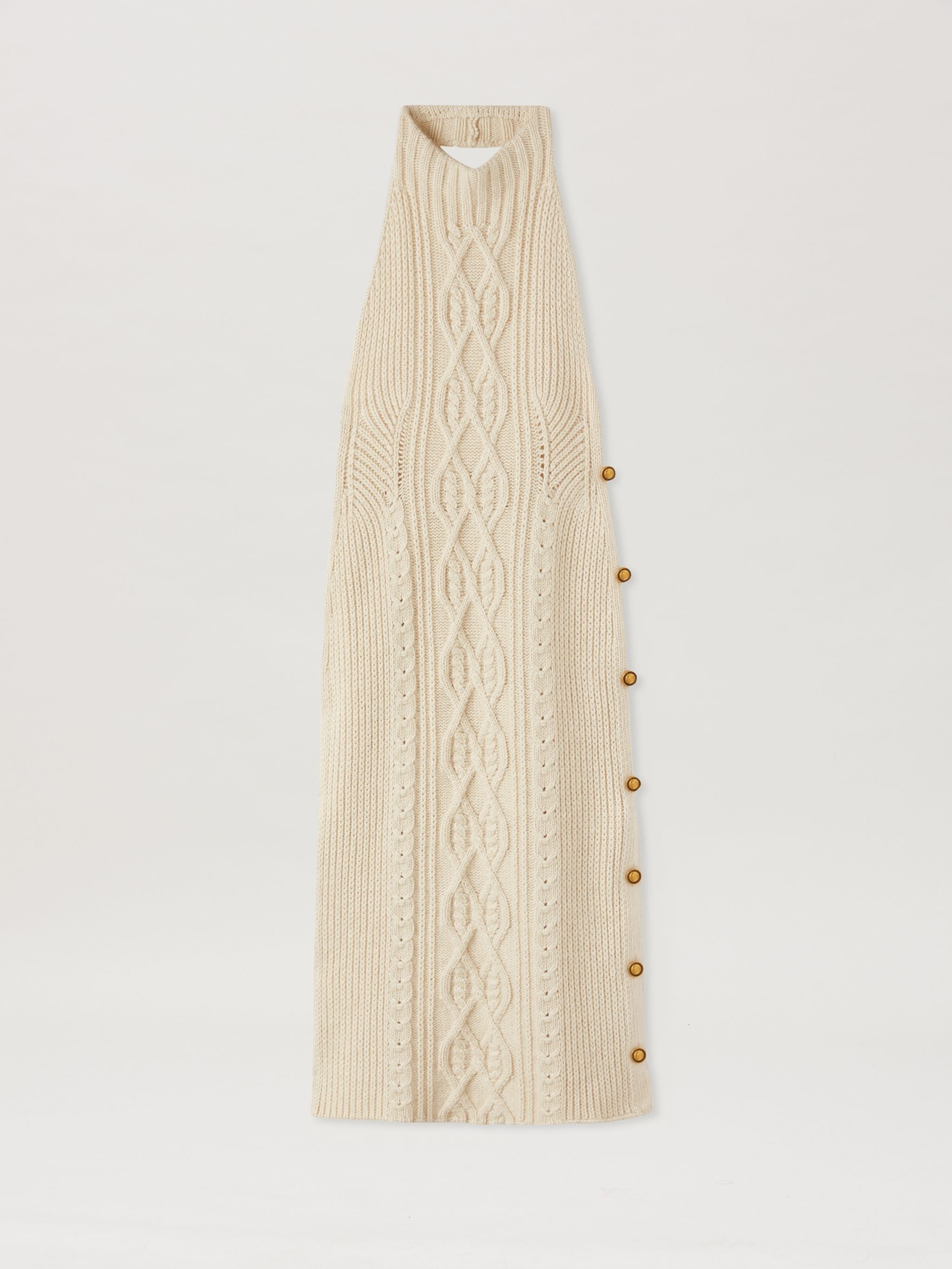 Openback Midi Knit Dress - 1