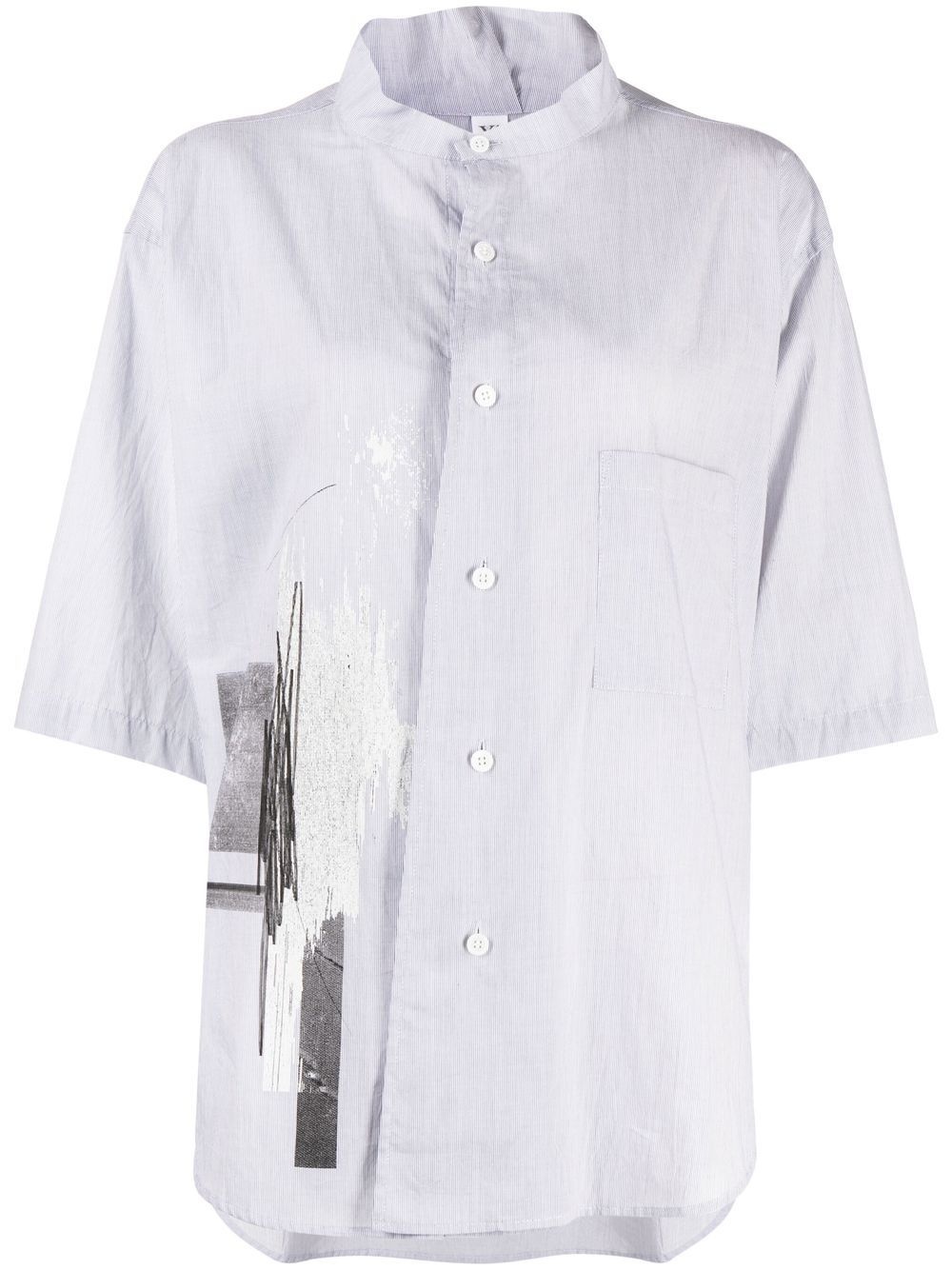 relaxed-fit cotton shirt - 1
