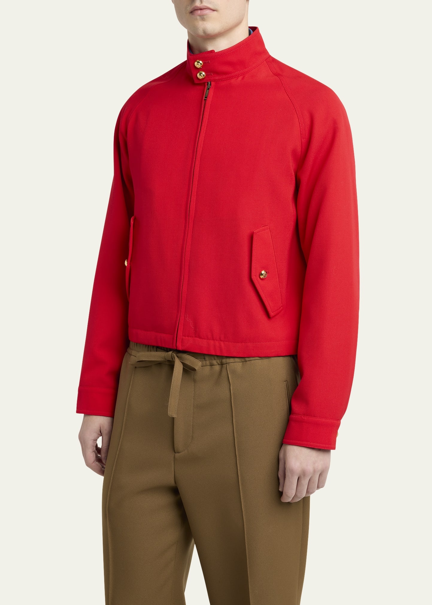 Men's Harrington Wool Full-Zip Blouson - 4
