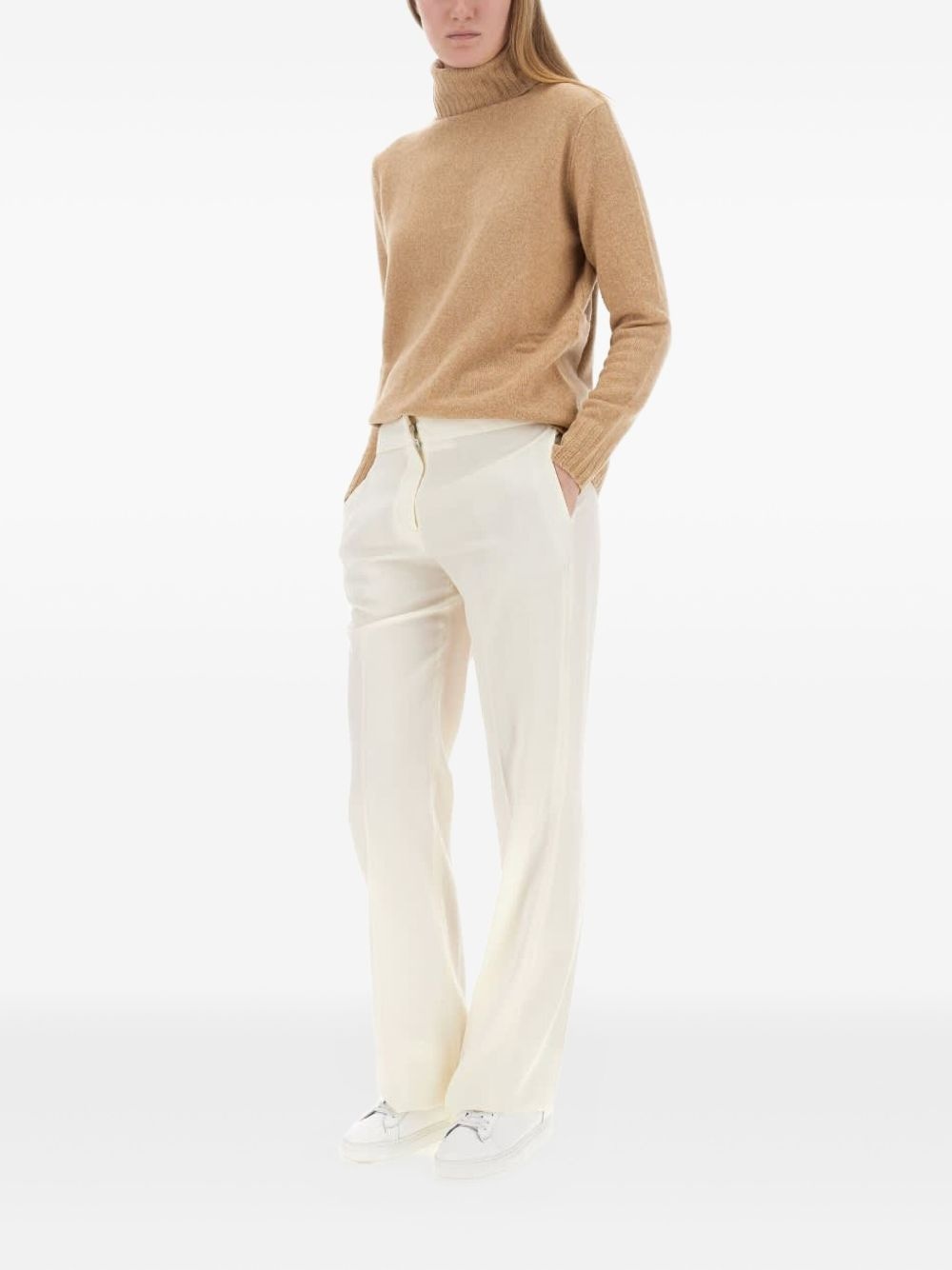 turtleneck long-sleeves sweater - 2