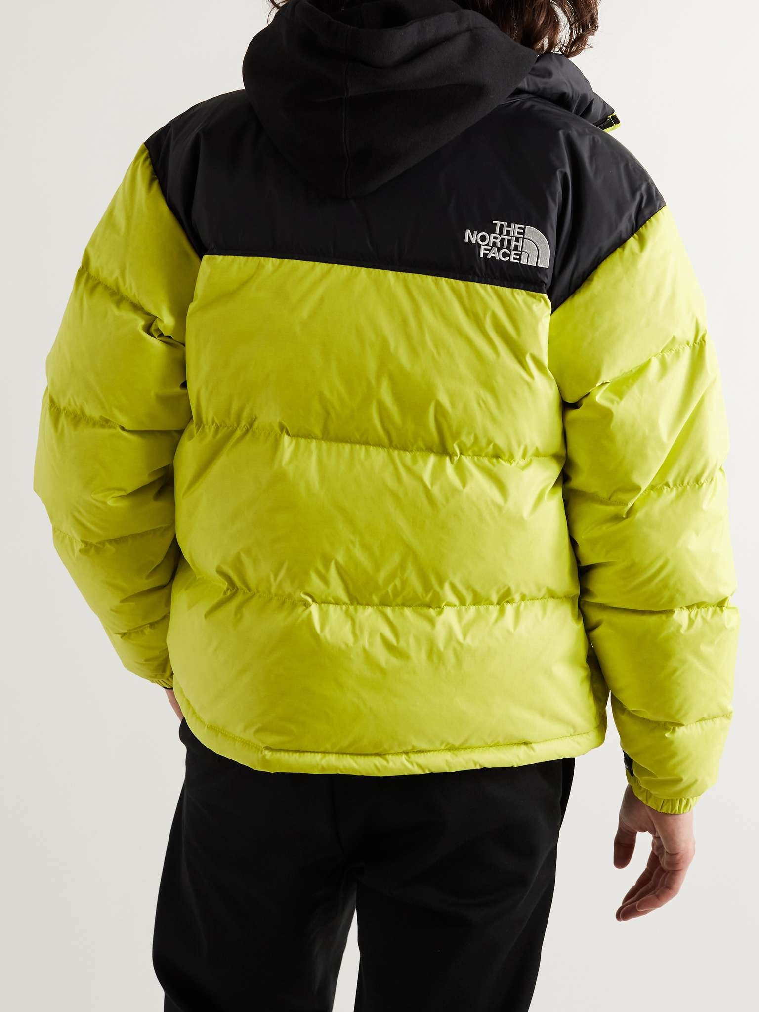 1996 Retro Nuptse Quilted DWR-Coated Ripstop Down Hooded Jacket - 4