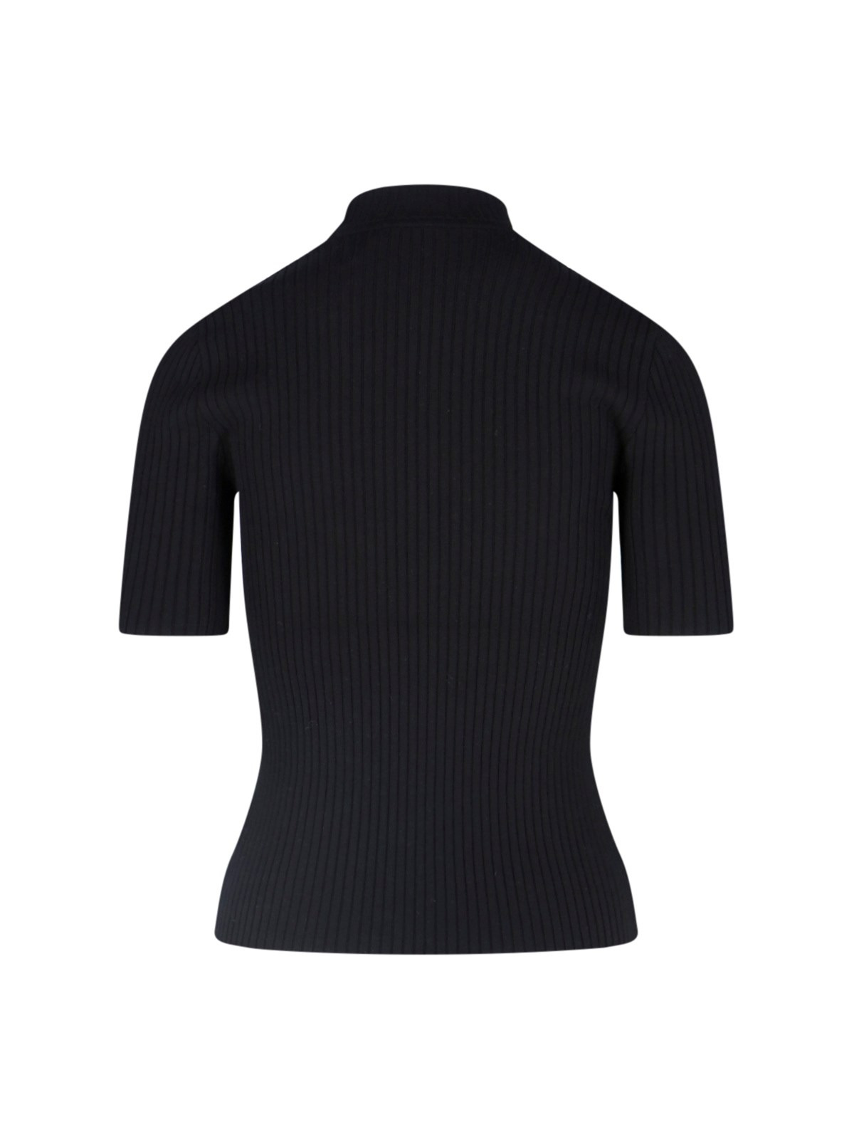 LOGO RIBBED TOP - 3
