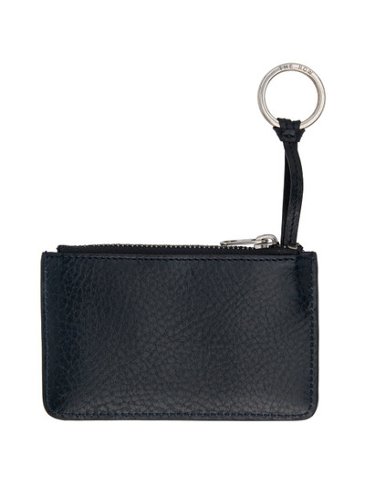 The Row Navy Zipped Keychain Wallet outlook