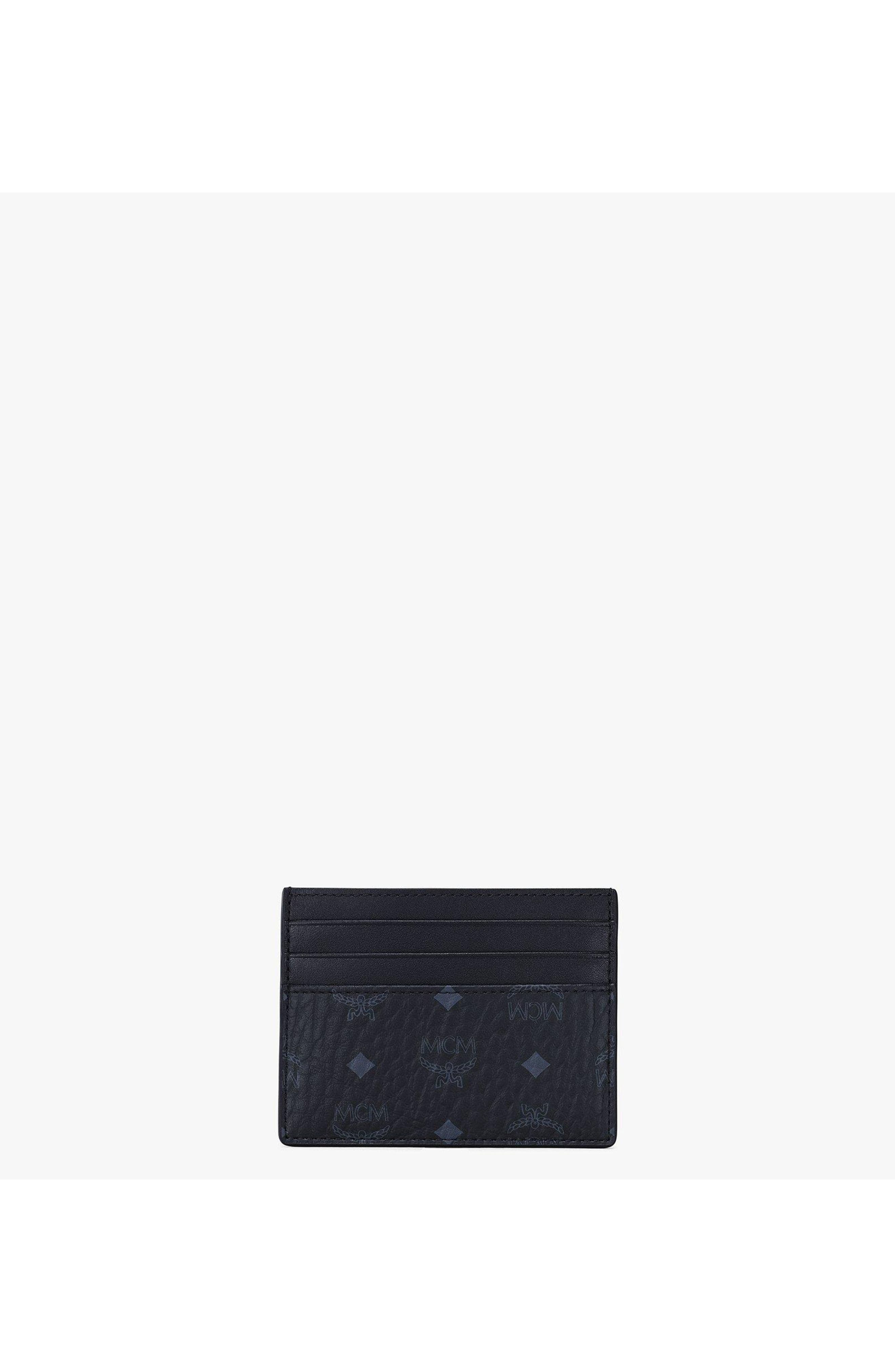 MCM Money Clip Card Case in Visetos Original in Black at Nordstrom - 4