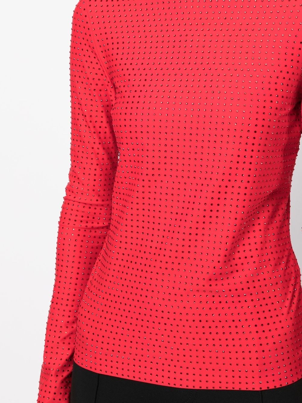 rhinestone-embellished long-sleeved top - 5
