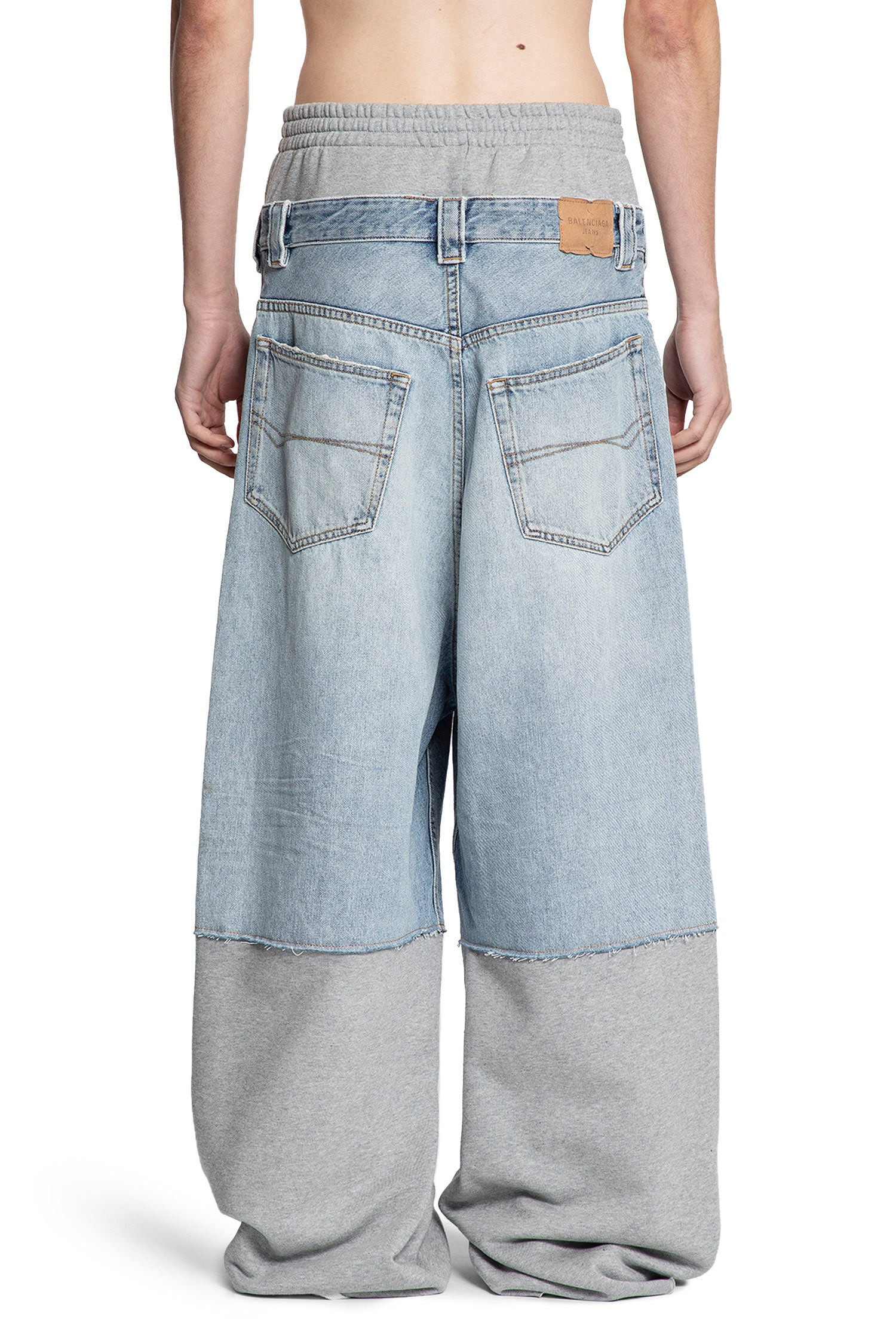 Patched-Molleton-Baggy-Pants - 3