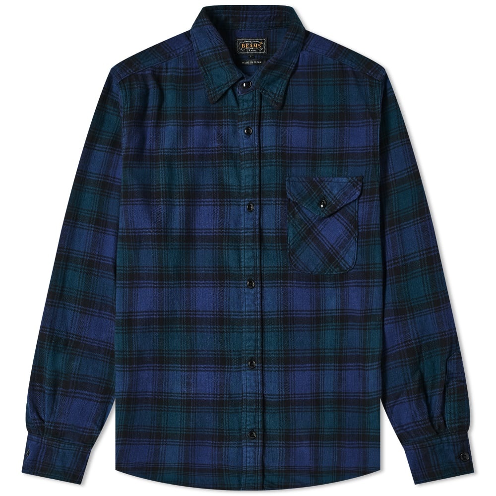 Beams Plus Shaggy Check Guide Shirt - 1