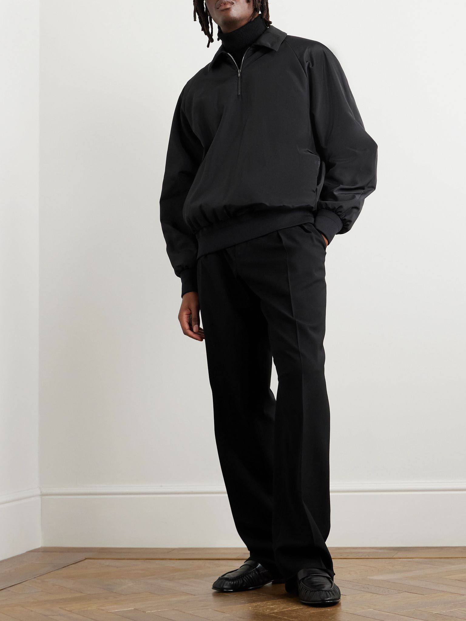 Dixon Shell Half-Zip Jacket Black - 2