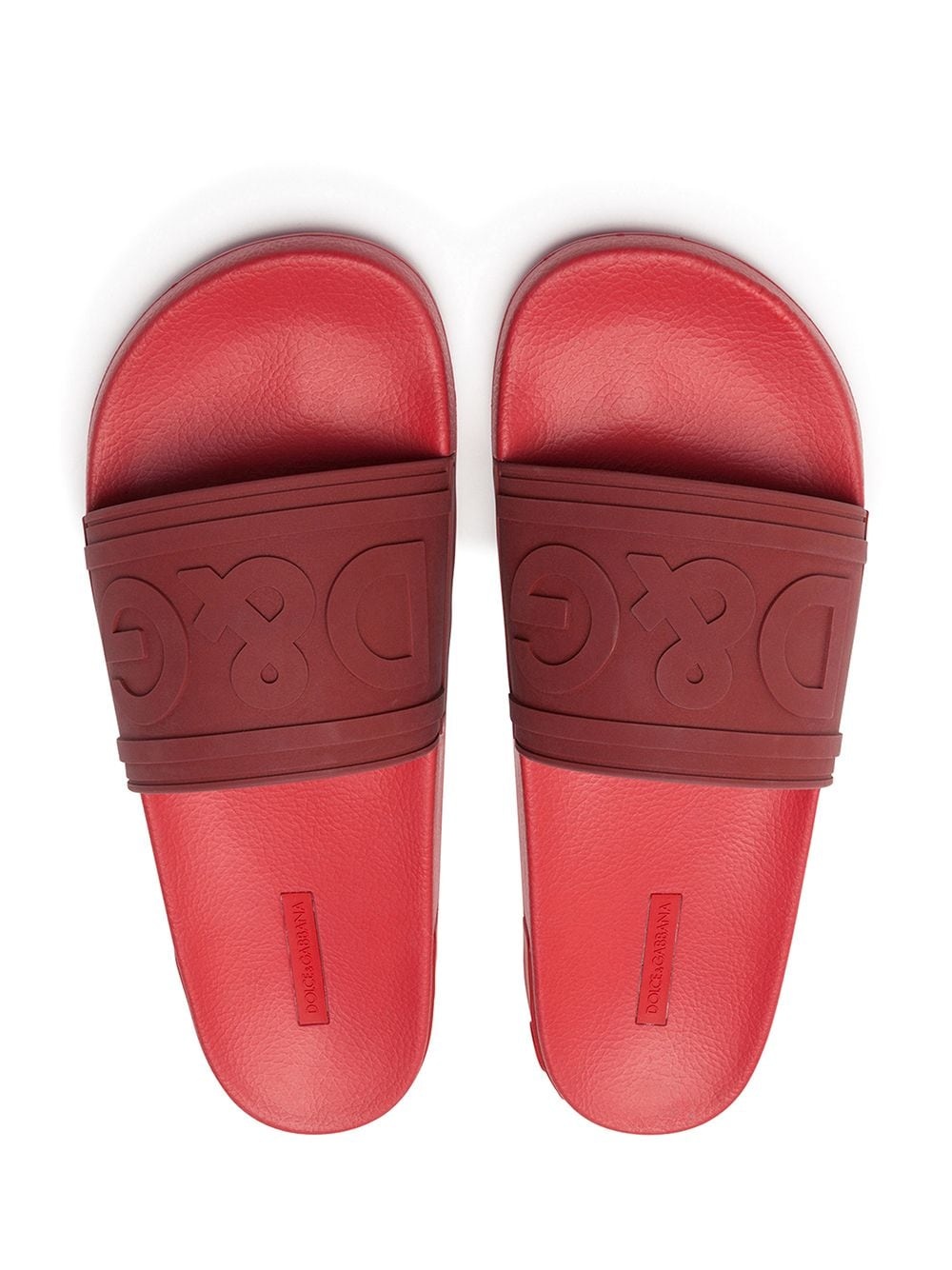 logo-embossed beachwear slides - 4