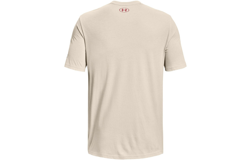 Under Armour Under Armour Project Rock Brahma Bull Short Sleeve T-shirt 'Beige Red' 1361733-110 outlook