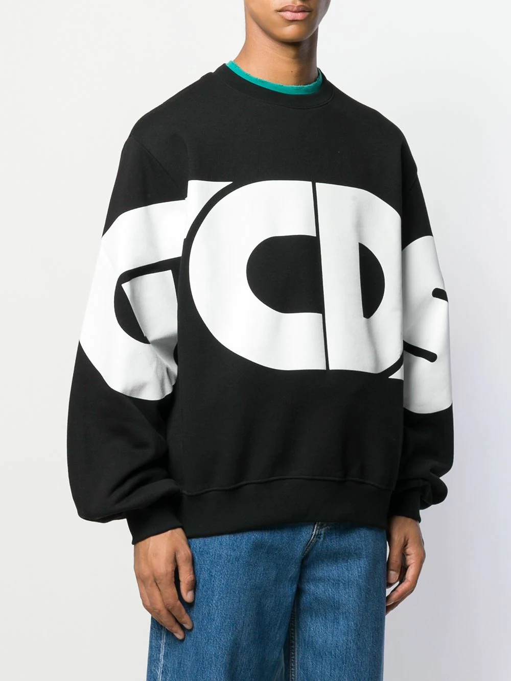 logo print sweatshirt - 3
