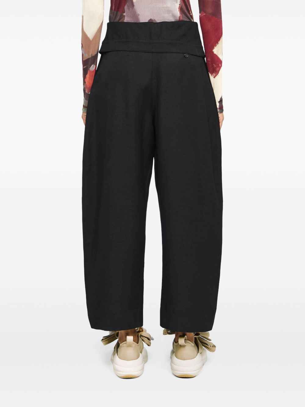 fold-over trousers - 4