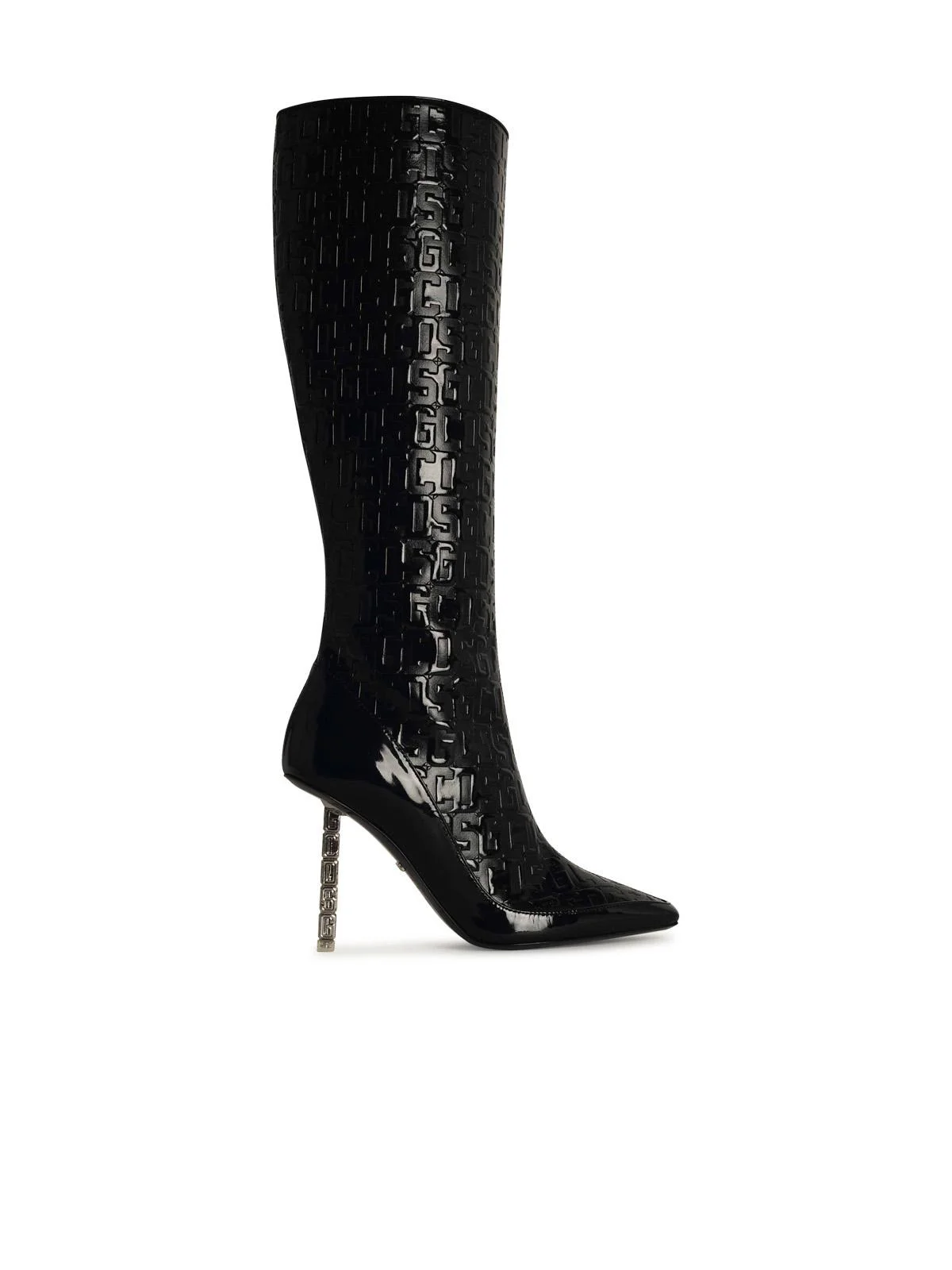 Gcds Black Patent Leather Boots - 1
