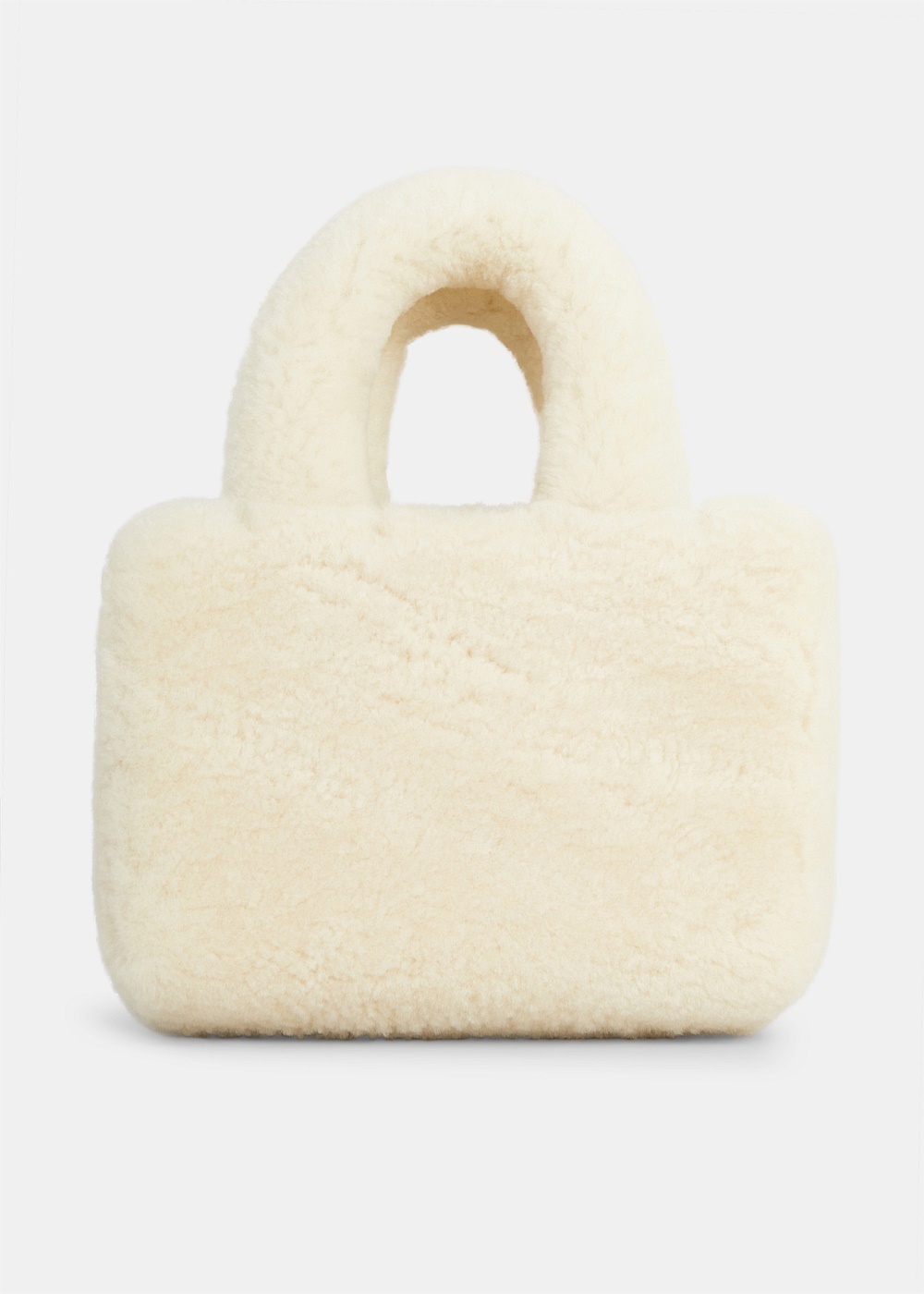 Almond Shearling Amina Giuly Bag - 3