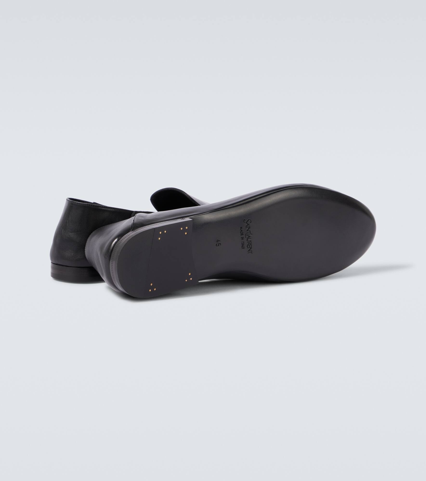 Alain leather slippers - 7
