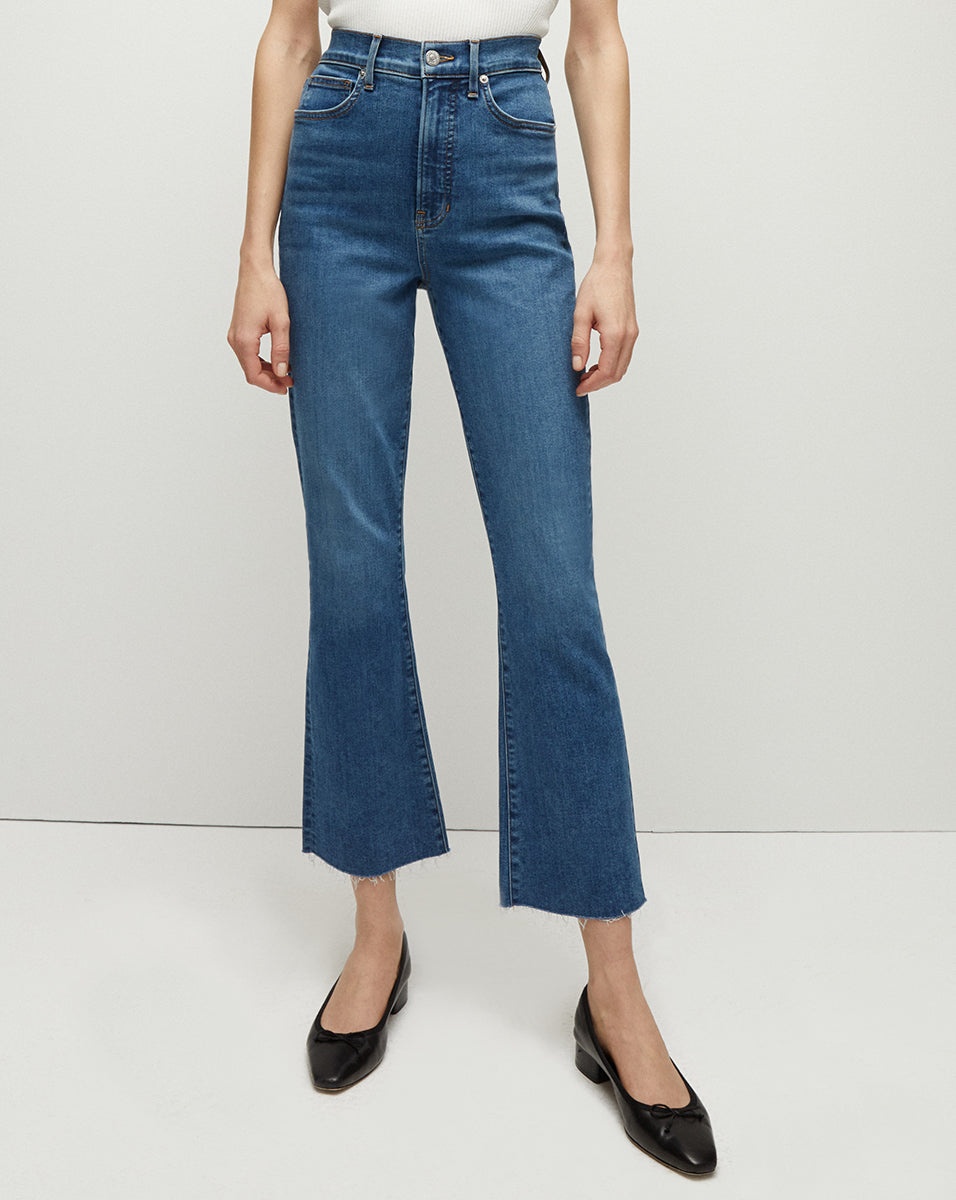 CAROLINA SKINNY KICK-FLARE JEAN - 4